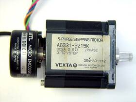 A6331-9215k Vexta Oriental 5-phase Stepping Motor With Mtl Meh-30 Micro Encoder