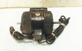 Kab5 Walker Turner Walker-turner Driver Line Electric Motor 1/2hp 1725rpm 5/8 Inch 1/2 Dual Shaft 110v