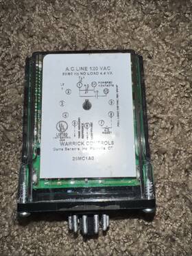 26mc1a0z Warrick 25mc1a0z Warrick-gems Sensors And Controls - 120v 11pinoctal