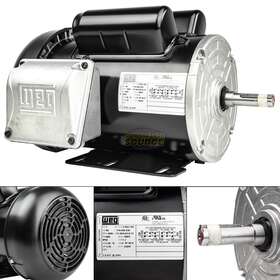 00236es1b56-s Weg Tefc 2 Hp Electric Motor Air Compressor 56h Frame 3600 Rpm Single Phase