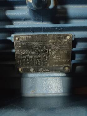 00512es1e215t-w22 Weg 5hp Single Phase Electric Motor 208-230/460 V