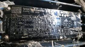 09036et3y280s Weg Brand Inverter Duty Motor 09036et3y280s/m-w22