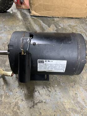 10658200 Weg 1hp 115/120v 1745rpm D56 1ph Motor For Coats Tire Changer See Pics