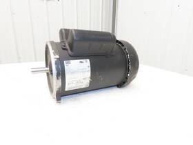 Weg 17009743 00118es1rad56n-s Ac Motor 1hp 1745rpm 115/230v 1ph 56z Tefc Through Shaft