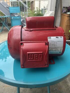 7518es1rfd56-s Weg 3/4hp Ac Motor 1800rpm 4p 56 115/230v Tefc 60hz