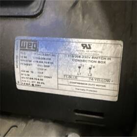 Ac4-01d-106 Weg Compressor Duty Motor 4 Hp 208/230v Single Phase