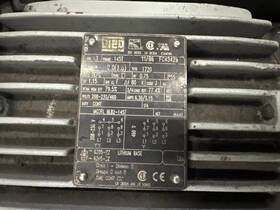 Blb2-145t Weg Drn132s4/be5hr/is/tf Induction Motor Used Good With Brake