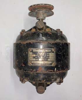 37250 Westinghouse Antique Industrial 1920 S/30s Ac Motor Type Cah Model Es
