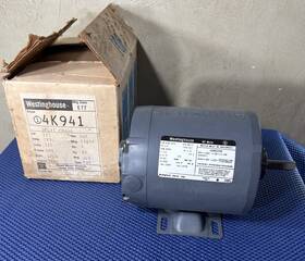 4k941 Westinghouse Electric Motor 1/3hp 3450 Rpm 115 V D48 Frame