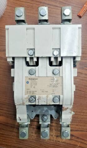 Cx24f Westinghouse Motor Control Size 5 300 Amps 3-phase 600v