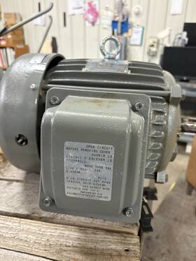 Ep0038 Westinghouse Tbfc Electric Motor 3hp 1175rpm 3ph 213t For Hazardous Location