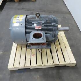 H12506tet5 Westinghouse 125hp Ac Electric Motor 1180rpm 575v 115a 3ph 445t Frame