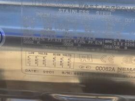 Wp0034c Westinghouse Teco Ss 3hp 1800 182tc Tefc 3ph Location