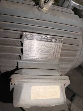Wvese-18-184t Worldwide Electric Corporation Corp 5 Hp 230/460v 3 Phase Tefc 1750 Rpm Induction Motor