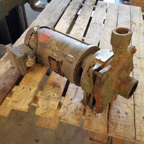 D52c Worthington Size 1.5x1x5 With Baldor 1/2hp 1725rpm 56c Motor 115/230v
