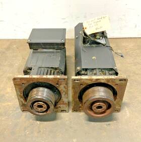 Uaaska-06cmu21 Yaskawa Uaaska-06cmu21/eeva-51km Lot Of 2 Electric Eeva-51km Ac Spindle Motor As-is A9a