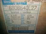 Westinghouse 310P205 1-1/2 Hp 208-230/460 Vac 1725 Rpm 145T Frame Cw-ccw Motor. Fixed Price $375.00.