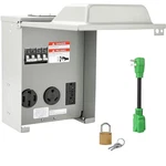 20/30/50 Amp Weatherproof Rv Electrical Outlet Panel With Breaker. Fixed Price $130.88.