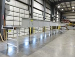 Hytrol Bpc 49"X 64' Slider Bed Conveyor 47"BELT 7.5HP 3PH Center Drive 80FPM. Fixed Price $14499.99.