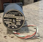 M062-FC09E Superior Electric 1.65V Stepping Synchronus Motor 4.7A. Fixed Price $150.00.