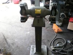 Baldor 1021W Industrial Bench Grinder Stand 208-230/460 Volt. Fixed Price $575.00.