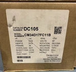 New In Box Century CM34D17FC11B Dc Motor 1/4HP 90V 1750RPM 34FR Tefc. Fixed Price $170.00.