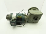 Baldor Boston IDVSNM3538 Electric Motor .5 Hp 230/460V 3PH 1765 Rpm 60:1 Gearbox. Fixed Price $389.99.
