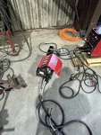Lincoln Electric Mig Welding Wire Feeder LF-72 Stand Working Ships Free. Fixed Price $1200.00.