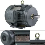 5 Hp Phase Electric Motor 3600 Rpm 184T Frame Tefc 230/460 Volt Severe Duty. Fixed Price $619.95.