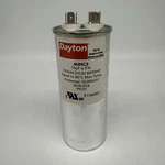 Dayton 4UHC3 Run Capacitor, 55 Mfd, 370V, Round. Fixed Price $11.99.