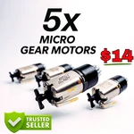 5PC 3V Micro Planetary Gearbox Motor High Torque Dc Diy Robot 24HR Ship!. Fixed Price $13.95.