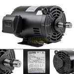 7.5 Hp Phase Electric Motor Air Compressor Duty 184T Frame 3500 Rpm Weg. Fixed Price $818.80.