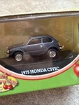 Motor Max 8012 1:87 1975 Honda Civic, Steel Blue Metallic Nib. Fixed Price $35.00.