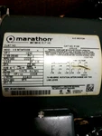 Marathon V 56T34F5325E Electric Motor W/pump B044106 2HP 3450RPM-RECONDITIONED. Fixed Price $446.52.