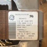 Ge 5KCP61FU1510S 1/2HP 115V Single Phase Induction Ac Motor 1640RPM 5A. Fixed Price $72.50.