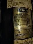 Leeson Gear Model C4D17FZ58A-1750RPM 1/2 Hp. Fixed Price $329.99.