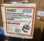 Mars Multi Horse Power Direct Drive Blower Motor. Fixed Price $110.00.