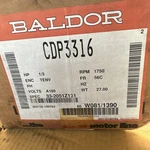 Baldor CDP3316, 1/3 Hp, 1750 Rp. Fixed Price $395.00.