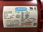 110087.00 3/4HP Leeson Electric Motor 56FRAME 1725RPM 115/230V 1PH M6C17FB9L. Fixed Price $399.00.