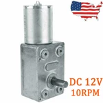 Gear Box Dc 12V Reversible High Torque Turbo Worm Reduction Electric Motor 10RPM. Fixed Price $16.99.