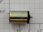 Faulhaber 1624E012S 12-VOLT Dc Motor With Pinion Gear. Fixed Price $20.00.