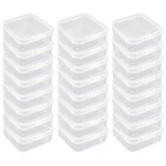 24X Small Plastic Storage Boxes Container Square Coins Screws Jewelry Crafts. Fixed Price $15.99.