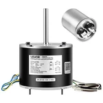 Vevor Condenser Fan Motor With Capacitor 1/4HP 825RPM 208-230V Cw/ccw Rotation. Fixed Price $74.99.