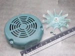 Leeson Electric Motor Rear Plastic Fan, Cover Guard & Screws 56 Frame. Fixed Price $63.99.