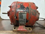 Vintage Sunlight Electric Mfg. Co. Motor Number 965447 Red- HP1/4 Rmp 1750. Fixed Price $79.95.