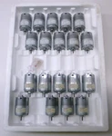 Johnson Electric Jei Sample HC685G 18.0 Vdc Motor, Lot Of 19. Fixed Price $149.99.