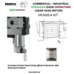 Beninca Commercial Door Operator Chain Hoist VN.M20-A Kit. Fixed Price $1027.00.