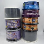 Dvd-r Nos Lot Of 8 Factory Sealed Spindles Blank Discs (300 Total). Fixed Price $48.50.