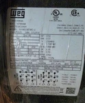 Weg 0.5 Hp 3-PHASE Tefc Inverter Duty Induction Motor 5018ES3E56C-S. Fixed Price $270.00.