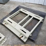 Overly Hautz 35-1/4" X 40-1/2" Motor Base, 28" Mounting Width Used. Fixed Price $189.52.